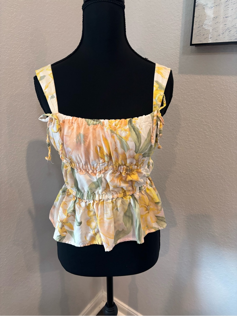 Just Polly Floral Boho Top